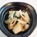 cacotan's cooksnap of when they made カブとちくわのガリバタしょうゆ炒め.