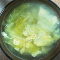 モモマ124's cooksnap of when they made レタスと卵の簡単スープ.