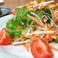 noamanma's cooksnap of when they made 水菜と大根の梅おかかサラダ。.