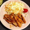 かりばし's cooksnap of when they made 俺流！簡単…豚切り落としでポークチャップ.