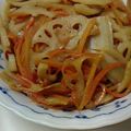 fujimina29's cooksnap of when they made さくさく食感！レンコンのきんぴら♪.