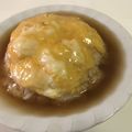 papikun's cooksnap of when they made 蟹玉天津飯☆カニカマでも美味しく作るコツ.