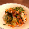 とちぎのムーミン's cooksnap of when they made 鶏ささみとセロリのわさび酢和え.