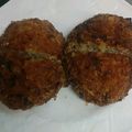 ずぼら母４６歳's cooksnap of when they made 春キャベツの焼メンチカツ.