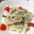 ももこめ's cooksnap of when they made 大根ときゅうりのツナサラダ.