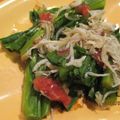 レモネード滝's cooksnap of when they made 菜の花としらすの梅ポン酢和え.