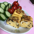 クック1TL37W☆'s cooksnap of when they made 簡単アレンジ卵☆塩昆布の卵焼き.