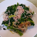 クック61Y69S☆'s cooksnap of when they made ほうれん草ともやしのアッサリ塩ツナ和え.