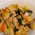 MYuiママ＊'s cooksnap of when they made ニラぶたキャベツ.