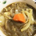 MEGU☆M's cooksnap of when they made カレーの残りで！簡単生姜春雨スープ.