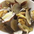 シュガーレス仔's cooksnap of when they made アサリと白菜の酒蒸し.