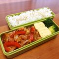 トクライ's cooksnap of when they made ●あかどん(豚肉とパプリカの豆板醤炒め).