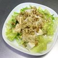 ☆ありか358☆'s cooksnap of when they made サイコロ豆腐＆くるみのレタスサラダ.