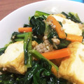 まりりん929's cooksnap of when they made 厚揚げと小松菜の炒め煮.