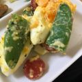 かじもも's cooksnap of when they made スナップえんどうと卵のチーズサラダ.