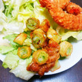 ひなたのねこやなぎ's cooksnap of when they made サクとろっ！ネギ納豆かき揚げ♪.