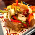 raybanana's cooksnap of when they made 厚揚げとたっぷり野菜の南蛮漬け.