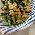 あやまおゆき's cooksnap of when they made 蕪（大根）の葉の卵炒め.