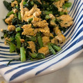 あやまおゆき's cooksnap of when they made 蕪（大根）の葉の卵炒め.