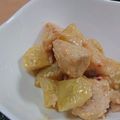 yukoko☆'s cooksnap of when they made 【鶏しめじじゃがいものスイチリマヨ和え】.