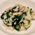 nekodakara's cooksnap of when they made 牡蠣のチーズ豆乳リゾット.
