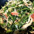 ビーちゃんマム's cooksnap of when they made 菜の花とカニカマのすり胡麻入りマヨサラダ.