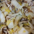 ちゃみ's cooksnap of when they made 簡単豚肉白菜炒め.