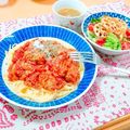 Mei＊☆'s cooksnap of when they made わんわん物語の♡ミートボールスパゲティ.