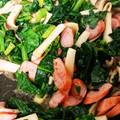 りょーみママ★'s cooksnap of when they made 時短♪ほうれん草とエリンギの簡単炒め♡.