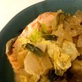 chisn19's cooksnap of when they made 簡単！フライパンで鮭ちゃんちゃん焼き.