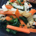 めしゃん's cooksnap of when they made レンジで☆ほうれん草と大根の胡麻和え.