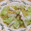 きらり流れ星's cooksnap of when they made 簡単！ペペロンチーノ風～キャベツ多め☆.