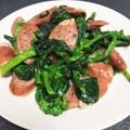 YUKIKI☆'s cooksnap of when they made 菜の花とウインナーのチーズ炒め.