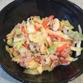 tikariri's cooksnap of when they made 胡麻香る♪春キャベツと人参のツナ炒め.