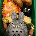 み☆り☆ゆ's cooksnap of when they made キャラ弁♡雨降りトトロとまっくろくろすけ.