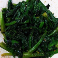 クック8YQSKM☆'s cooksnap of when they made ほうれん草のお浸し柚子風味.