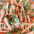 そあそら's cooksnap of when they made キウリと人参と胡麻味噌マヨサラダ.