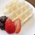 ✿❀✿❀'s cooksnap of when they made 切り餅de簡単♡サクッもちモッフル♡.