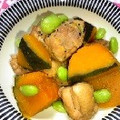 Reina6's cooksnap of when they made 鶏肉とかぼちゃの煮物.