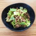 きゃらっこ's cooksnap of when they made ✿残りキャベツで一品❀和風✿ひき肉炒め♡.