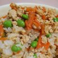 ☆3兄弟の母☆'s cooksnap of when they made とりひき肉の彩りまぜごはん.
