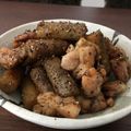 ゴマお's cooksnap of when they made 黒胡椒香る～♫うちの鶏ごぼう♡.