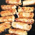 みづあず's cooksnap of when they made 白ネギの豚バラ巻き照り焼き.