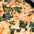 リコば's cooksnap of when they made 簡単☆サーモンとブロッコリーのクリーム煮.