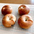 mint＊tea's cooksnap of when they made もっちりクランベリーとクリチのベーグル.