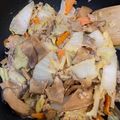 ゆーとあまま's cooksnap of when they made ウインナーとひき肉のオイマヨ味噌炒め.