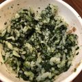 AllyPhill's cooksnap of when they made 【離乳食後期】ほうれん草ごはん.