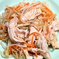 redeagle's cooksnap of when they made レンジのみ★蒸し鶏の中華サラダ.