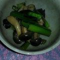 クック2K99PY☆'s cooksnap of when they made 小松菜としめじの中華炒め.