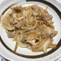 グリーンラメ's cooksnap of when they made 豚バラと玉ねぎの簡単、焼肉味.